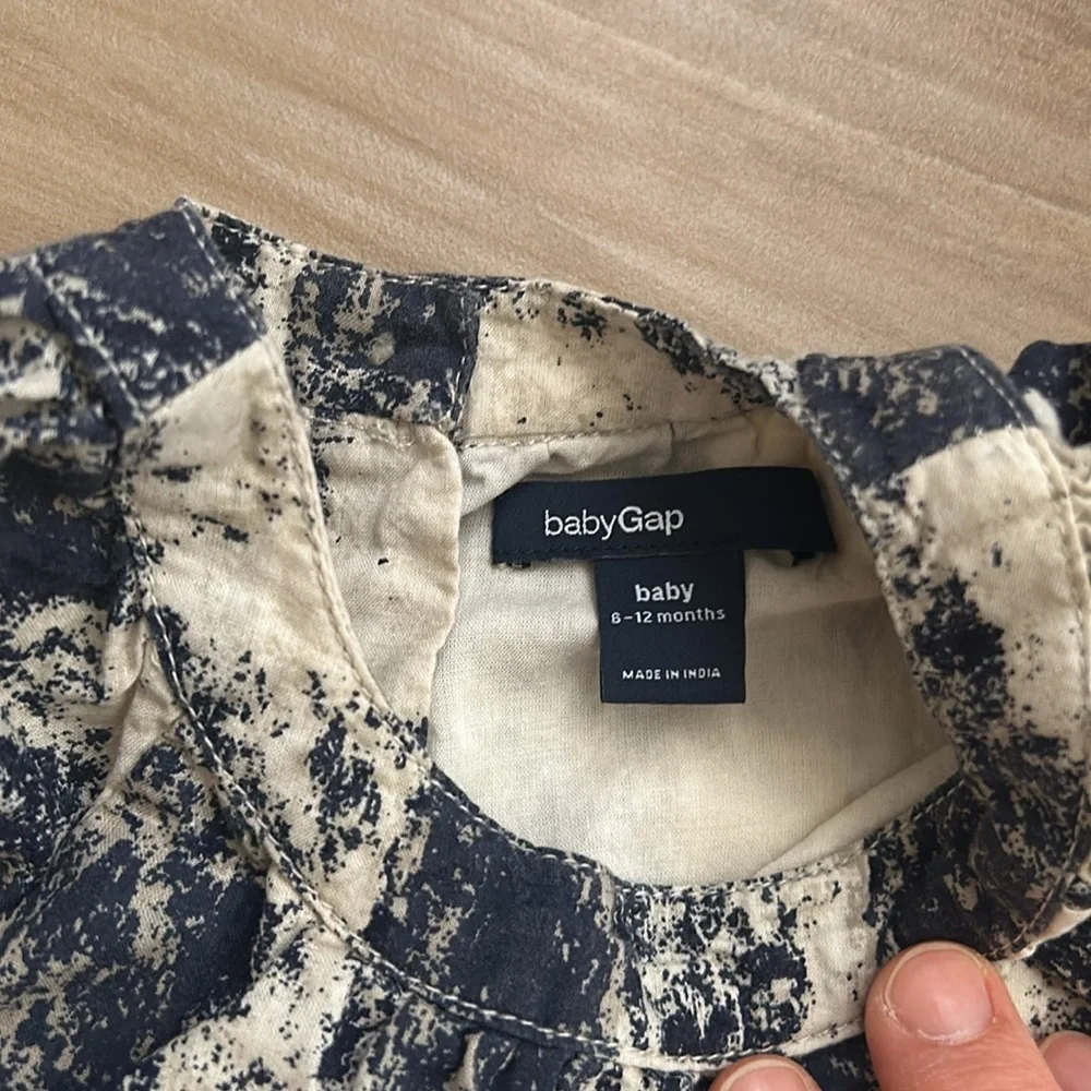 Baby Gap Ruffle Sleeve Dress and Diaper Cover
